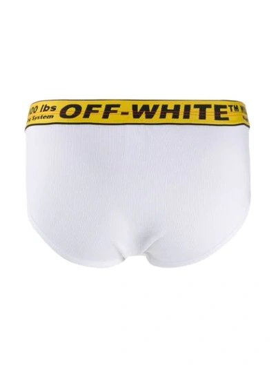 Shop Off-white Boxershorts Mit Industrial-design In White