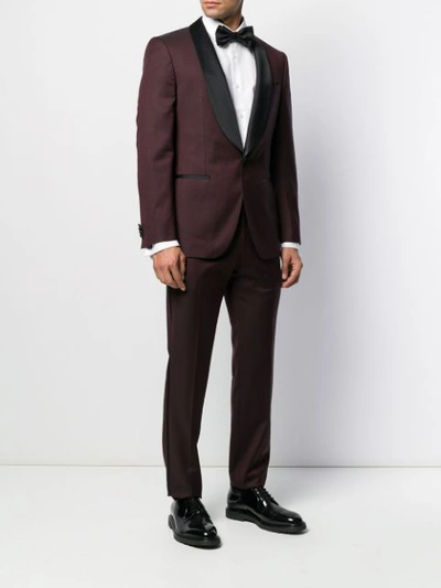 Shop Hugo Boss Two-piece Dinner Suit In Red