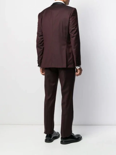 Shop Hugo Boss Two-piece Dinner Suit In Red