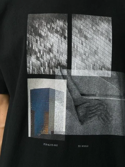 Shop Alyx Graphic Print T-shirt In Black