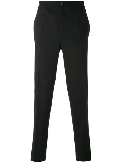 Shop Lanvin Tailored Trousers In Black