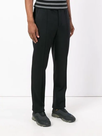 Shop Lanvin Tailored Trousers In Black