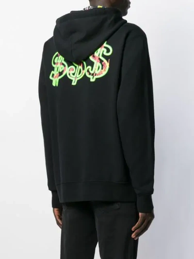 DOLLAR-SIGN PRINT HOODIE