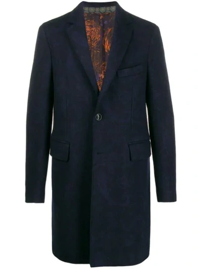 Shop Etro Single-breasted Coat In 201