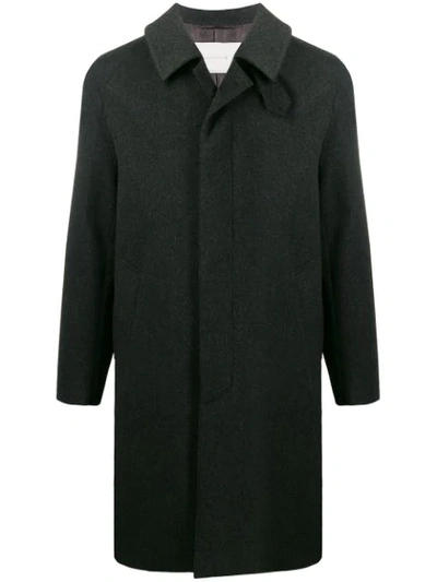 Shop Mackintosh Dunkeld Storm System Wool Coat In Grey