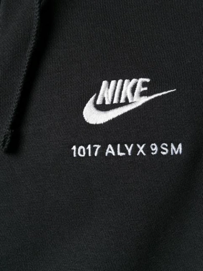 Shop Alix 1017 Alyx 9sm Logo Print Hoodie - Black