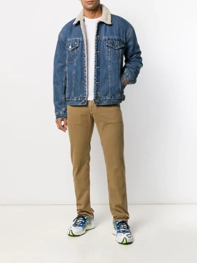 Shop Jacob Cohen Pocket-detail Slim-fit Jeans In Neutrals
