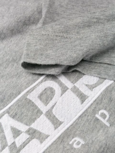 Shop Napapijri Logo Print T In Grey