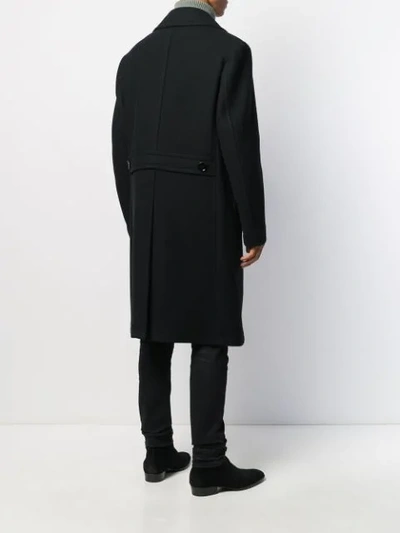 Shop Tom Ford Double-breasted Pea Coat In Black