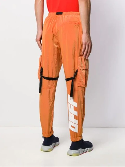 Shop Off-white 'parachute' Cargohose In Orange