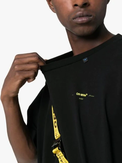 Shop Off-white Oversized-t-shirt Mit Logo In Black