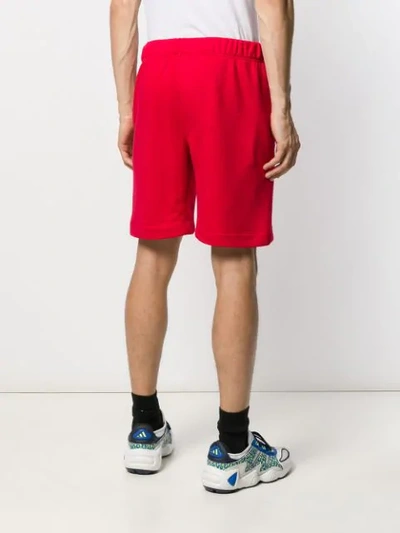 Shop Styland Printed Jersey Shorts In Red