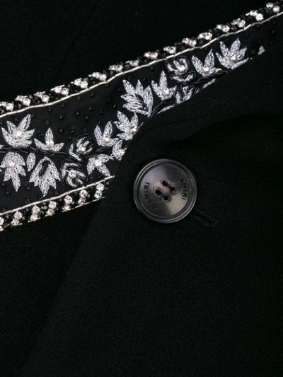EMBROIDERED PANEL COAT