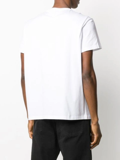 Shop Maison Margiela Journal Print T-shirt In White