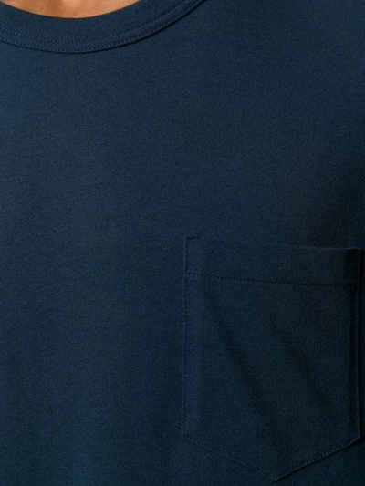 Shop Tom Ford T-shirt Mit Brusttasche In B08 Blue
