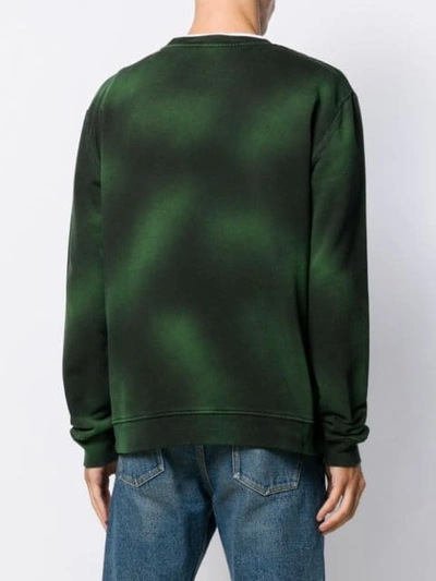 Shop N°21 Embroidered Logo Jumper In Green