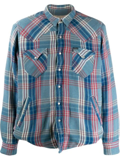 Shop Polo Ralph Lauren Plaid Button Down Shirt In Blue