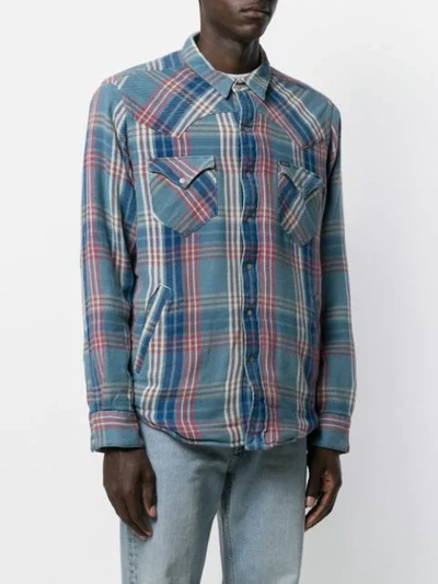 Shop Polo Ralph Lauren Plaid Button Down Shirt In Blue