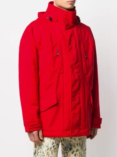 Shop Napa By Martine Rose High-neck Jacket In Red