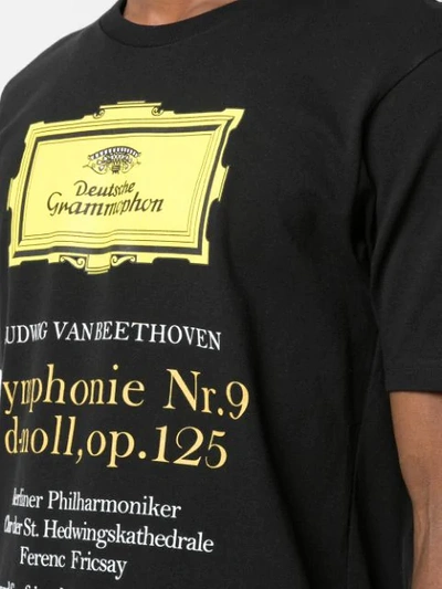 Ludwig Van Beethoven T-shirt In Black