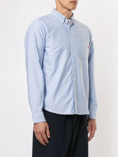 Shop Supreme Chest Pocket Shirt In Blue