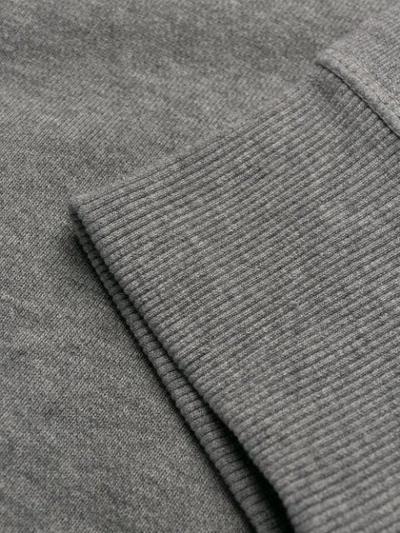 Shop Calvin Klein Jeans Est.1978 Logo Hooded Sweatshirt In Grey