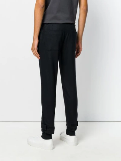 Shop Prada Cropped Tailored Trousers In Black