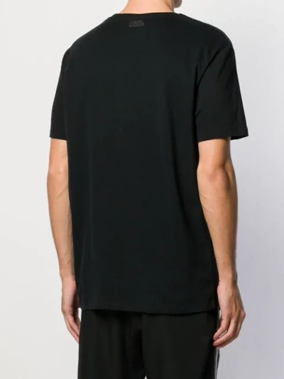 Shop Karl Lagerfeld Ikonik Print T-shirt In Black