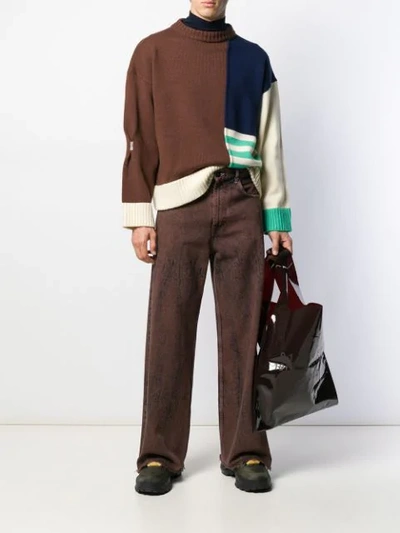 Shop Marni Wide-leg Jeans In 00m71 Brown