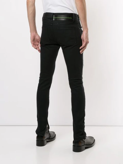 Shop Sankuanz Skinny Fit Jeans In Black