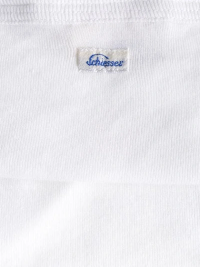 Shop Schiesser Karl-heinz T-shirt In White