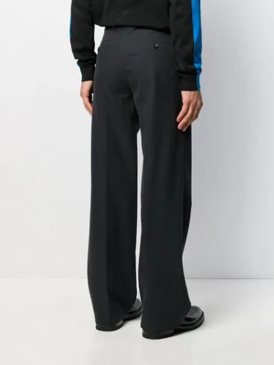 Shop Lanvin Wide-leg Tailored Trousers In Blue