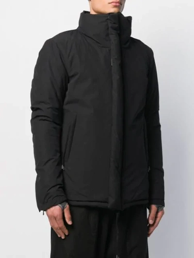 Shop Army Of Me Funnel-neck Padded Jacket In Black