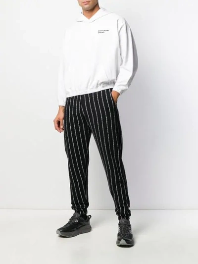 Shop Enfants Riches Deprimes Logo Stripes Track Trousers In Black