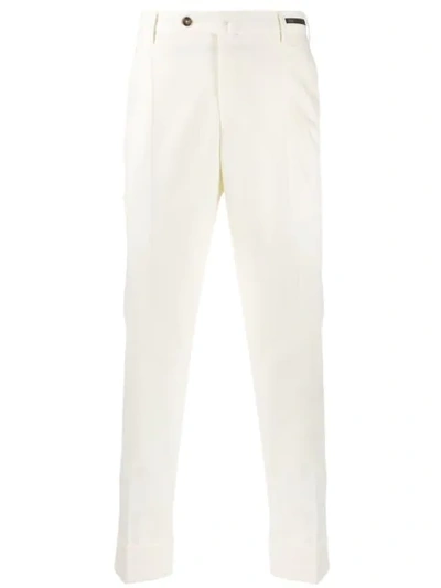 Shop Pt01 Regular Fit Chinos In White