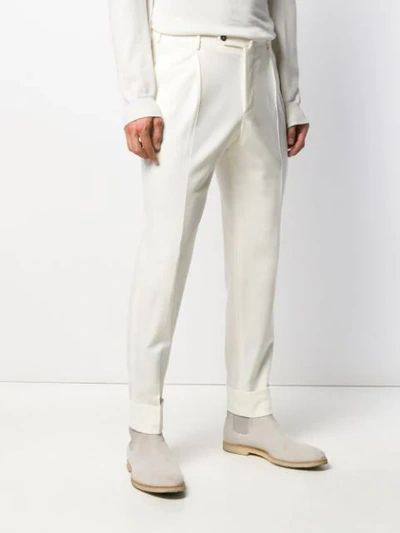 Shop Pt01 Regular Fit Chinos In White