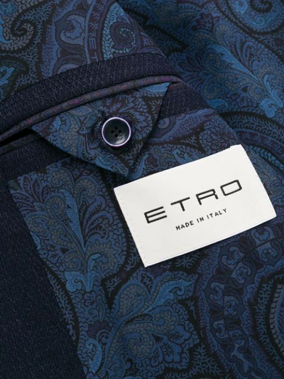 Shop Etro Paisley Lined Single-breasted Blazer In 200