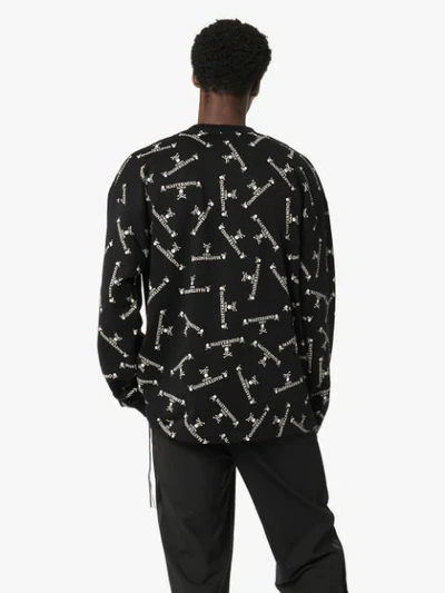 Shop Mastermind Japan Loose-fit Logo-print Sweatshirt In Black