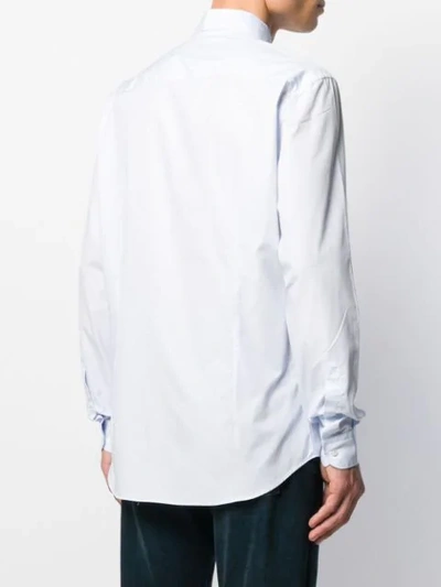 Shop Fay Regular-fit Plain Shirt In Blue