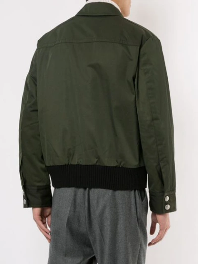 Shop Ck Calvin Klein Schmale Bomberjacke In Green