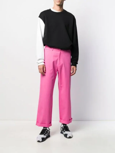 Shop Rowing Blazers High Waisted Chinos In Pink