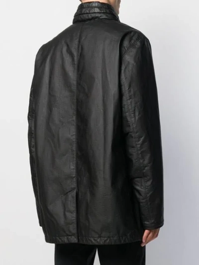 Shop Stone Island Shadow Project Shell Sports Jacket In Black