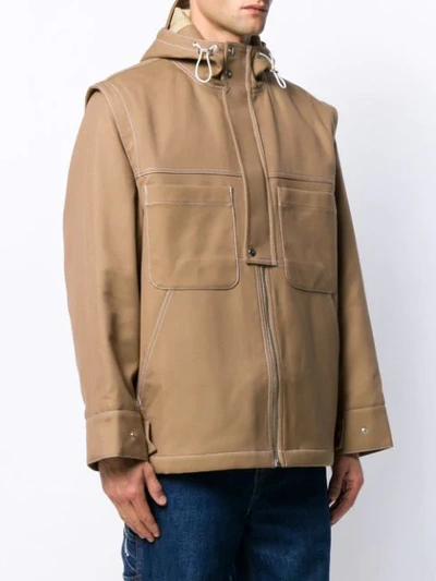 Shop Jacquemus La Veste Meunier Jacket - Nude In Neutrals