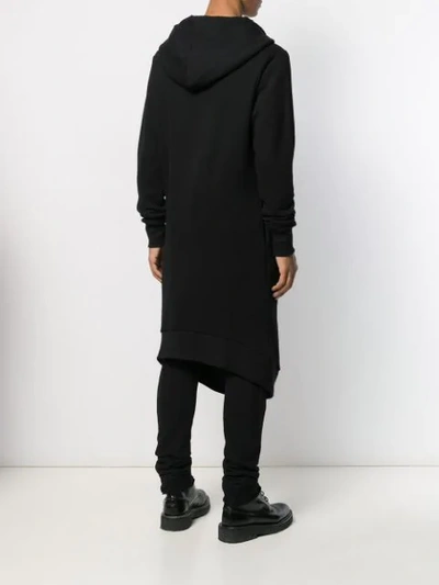 Shop Army Of Me Hooded Soft Coat In Black