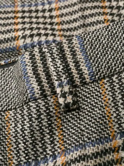 Shop Dolce & Gabbana Glen Plaid Tailored Trousers In Grey
