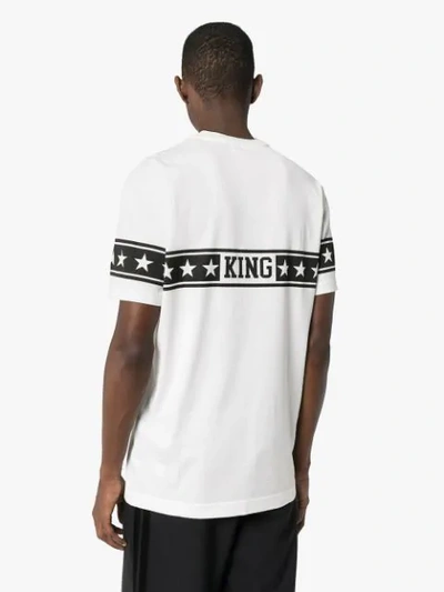 Shop Dolce & Gabbana Dg Star Logo T-shirt In White