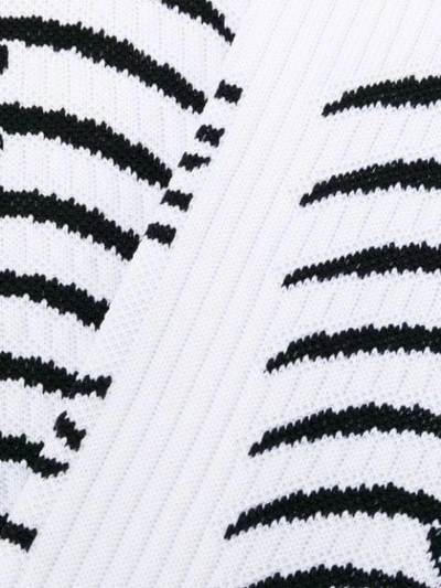 Shop Ben Taverniti Unravel Project Ribbed Bone Socks In White