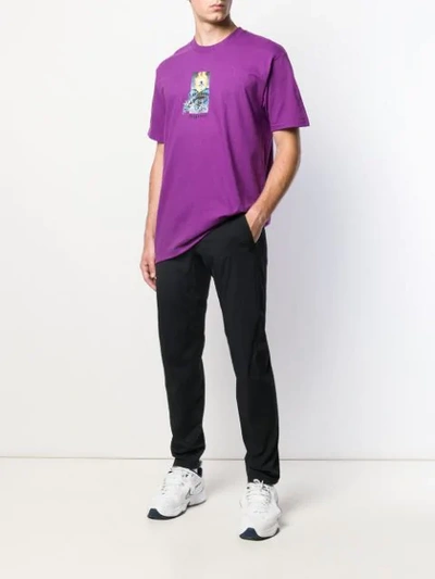 Supreme Ghost Rider Tee In Purple