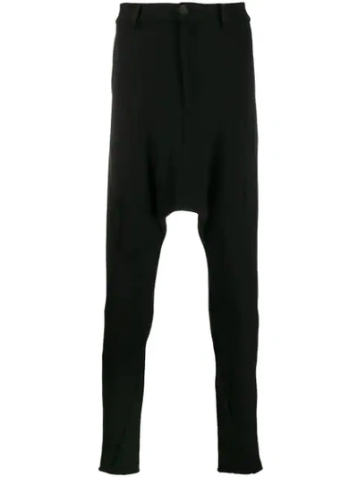 Shop Army Of Me Dropped Crotch Trousers In Black