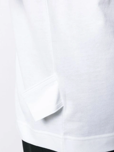 Shop Bottega Veneta Tag Detail T-shirt In 9122 White